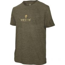 Tee Shirt Manches Courtes Homme Westin Style T-shirt - Kaki L - Pêcheur.com