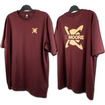 Tee Shirt Manches Coutes Homme Cc Moore T-shirt - Burgundy Xl - Pêcheur.com