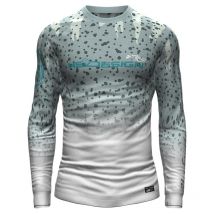 Tee Shirt Manches Longues Homme Hot Spot Design Ocean Performance Giant Trevally - Gris L