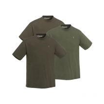 Tee Shirt Manches Longues Homme Pinewood 3-pack - Vert/marron/kaki Xxxxl