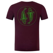 Tee Shirt Maniche Corte Uomo - Bordeaux Korda Mandala - Bordeaux Kc0074