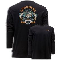 Tee Shirt Met Lange Mouwen Voor Mannen Grundéns Tuna Tattoo Ls T-shirt - Noir Tunatattlsblam