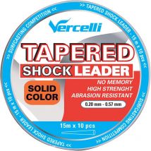 Teste Di Lenza Vercelli Tapered Shock Leader Orange Solide 2 In 1 Lvpn18