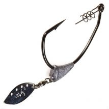Texas Hook Leads Lucky John Offset Screw Wide Gap Bladed Ljh358-s040