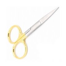 Tijeras Fly Scene Gold Plated Hair Scissor Straight 05-15000