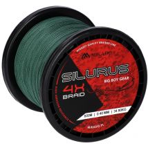Trança Mikado Silurus 4 X Braid - Green - 600m Zsi00g-600-0.35