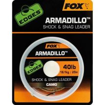 Trecce Per Terminali Fox Edges Armadillo Camo Shock & Snag Leader - 20m Cac745