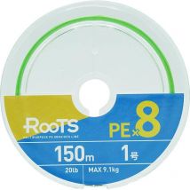 Treccia Gosen Roots Pe X8 Light Green G.rx8lg150.15