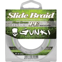 Treccia Gunki Slide Braid 125 Fluo Green - 125m 37938