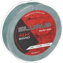 Treccia Mikado Silurus 4 X Braid - Green - 300m Zsi00g-300-0.50