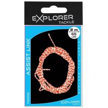 Treccia Per Assist Hook Explorer Tackle Assist Link Fluo Rose 150m Exalt90rw