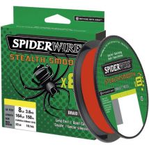 Treccia Spiderwire Stealth Smooth 8 - Rosso -150m 1515683