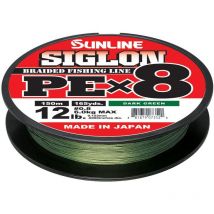 Treccia Verde Scuro -150m Sunline Siglon Braid Pe 8x Sun43176