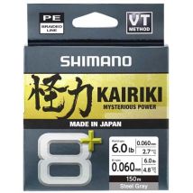 Trenza Shimano Kairiki 8+ Grey - 150m Ldm58xe2020015s