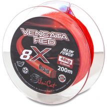 Trenza Unicat Vencata Red 8x - 200m 1601250
