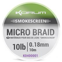 Trenzado Bajo De Línea Korum Smokescreen Micro Braid - 10m K0400003