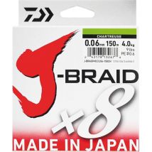 Trenzado Chartreuse - 300m Daiwa J Braid X 8 - 150m 12750113