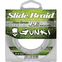 Trenzado Gunki Slide Braid 125 Fluo Green - 125m 37937