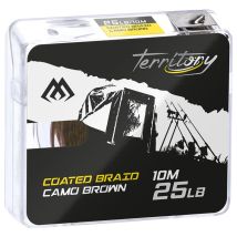 Tresse À Bas De Ligne Mikado Coated Braid Camo Brown - 10m Amc-cb25/cb - Pour Pêche de la Carpe - Pêcheur.com