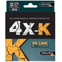 Tresse Asari 4x-k - Olive - 300m 40/100 - Pour Pêche en Mer - Pêcheur.com