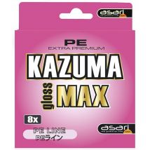 Tresse Asari Kazuma Gloss Max - Rose - 150m 18/100 - Pêcheur.com