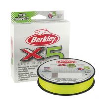 Tresse Berkley X5 Braid Flame Green - 2000m - Vert Clair 8/100 - Pêcheur.com