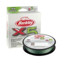 Tresse Berkley X5 Braid Low-vis Green - 300m - Vert 12/100