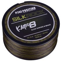 Tresse Carpe Pole Position Silkrock Kamo8 33/100 - Pour Pêche de la Carpe - Pêcheur.com