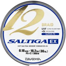 Tresse Daiwa Saltiga 12 Braid Ex - 300m 26/100 - Pêcheur.com