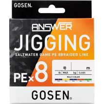 Tresse Gosen Answer Jigging X8 - 200m Pe 2.5 - Pour Pêche en Mer - Pêcheur.com