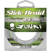 Tresse Gunki Slide Braid 125 Fluo Green - 125m 15/100