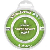 Tresse Gunki Slide Braid Iron-t 120 Fluo Green - 120m 14.9/100 - Pêcheur.com