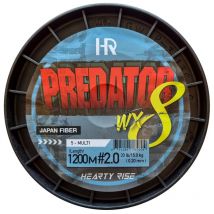 Tresse Hearty Rise Predator X8 - 1200m Multicolore Pe 2.0