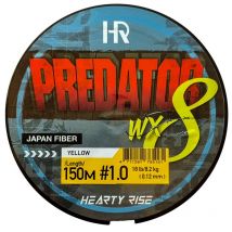 Tresse Hearty Rise Predator X8 - 150m Jaune Pe 1.5