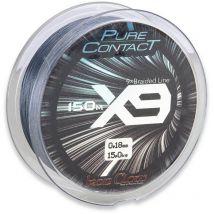 Tresse Iron Claw Pure Contact X9 - Gris - 150m 13/100 - Pêcheur.com