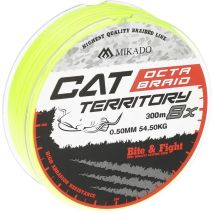 Tresse Mikado Cat Territory Octa Braid - Fluo - 300m 70/100 - Pour Pêche du Silure - Pêcheur.com