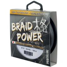 Tresse Powerline Braid Power - Gris - 1000m 25/100