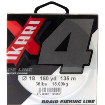 Tresse Powerline Ikari X4 - Gris - 135m 10/100 - Pêcheur.com