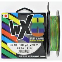 Tresse Powerline Wx8 Multicolor - 135m 10/100 - Pêcheur.com
