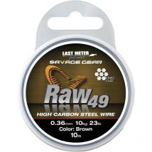 Tresse Savage Gear Raw 49 - 10m 45/100 - Pêcheur.com