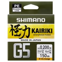 Tresse Shimano Kairiki G5 Steel Grey - 150m 13/100