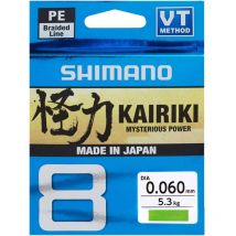 Tresse Shimano Kairiki Sx8 Vert - 300m 10/100