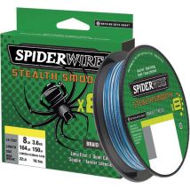 Tresse Spiderwire Stealth Smooth 8 Blue Camo - 150m 29/100