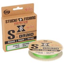 Tresse Stucki Fishing S-braid X8 - Lime Green - 150m 20/100