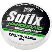 Tresse Sufix Nanobraid Aqua Camo - 100m 4/100