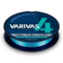 Tresse Varivas 4 Water Blue - 150m Pe 1.5