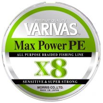 Tresse Varivas Max Power Pe X8 Lime Green - 150m 18.5/100