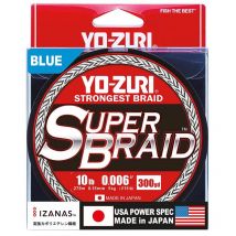 Tresse Yo-zuri Super Braid Bleu - 275m 28/100 - Pêcheur.com