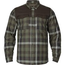 Veste Homme Harkila Asmund Insulated Wool Shirt - Vert/phantom L
