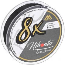 Vlecht Mikado Nihonto Octa Braid - Black - 150m Z24b-018